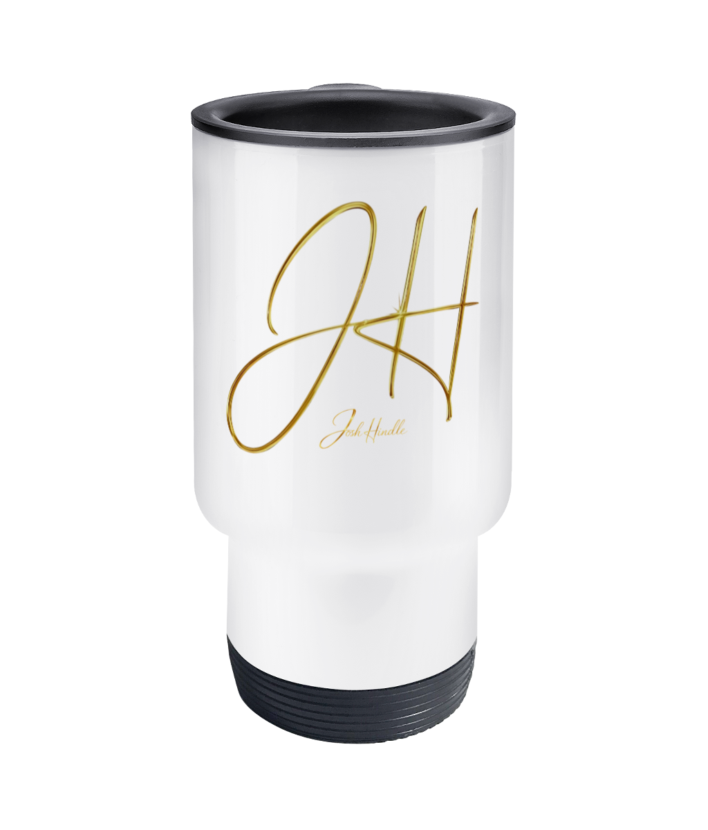 Travel Mug Josh Hindle Logo
